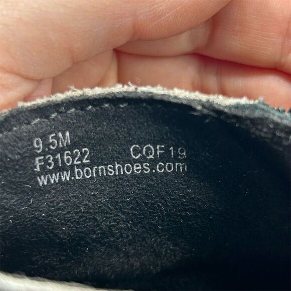 Born Jorgette Women's Gray Suede Ankle Boots Size 9.5 Casual Chic Fall Comfort - Picture 11 of 13